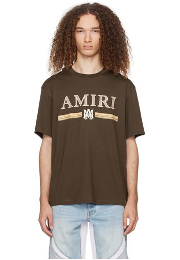 AMIRI Brown MA Bar T-Shirt