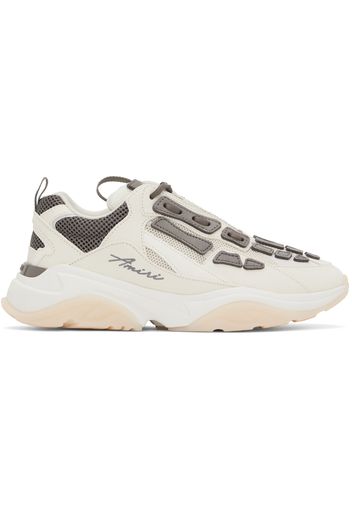 AMIRI Off-White & Gray Bone Sneakers