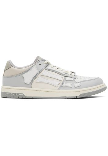 AMIRI Gray Skel Top Low Sneakers