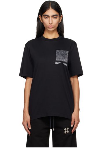 AMIRI Black 'MA' Bandana Silk Applique T-shirt