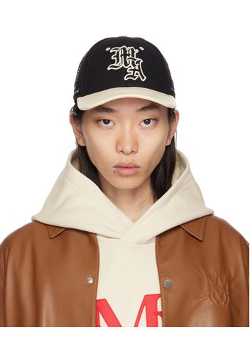 AMIRI Black 'MA' Spirit Two-Tone Cap