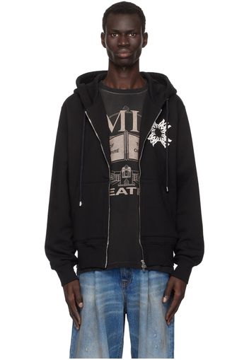 AMIRI Black MA Quad Zip Up Hoodie