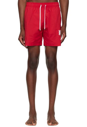 AMIRI Red MA Core Logo Swim Shorts