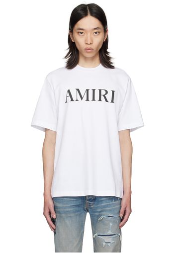 AMIRI White Printed Core Logo T-Shirt