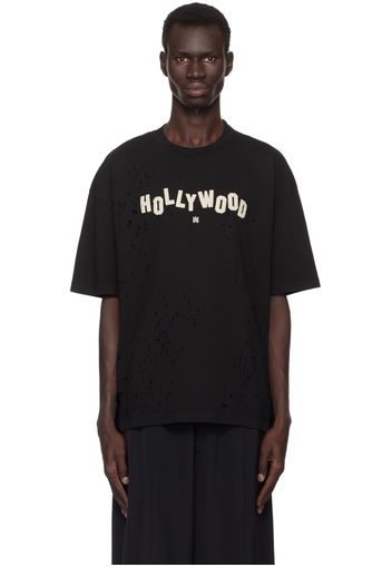 AMIRI Black 'Hollywood' Shotgun T-shirt