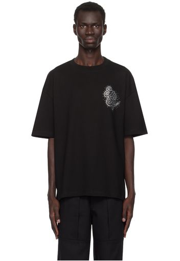 AMIRI Black Crystal Burst MA Swirl T-shirt