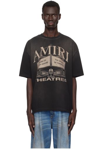 AMIRI Black 'Theatres' T-shirt