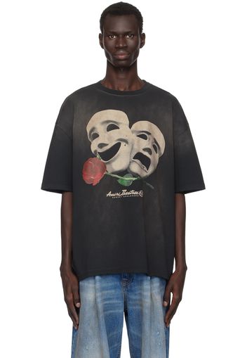 AMIRI Black Theatre Masks T-shirt