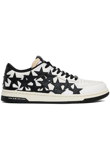 AMIRI White & Black Stars Low Sneakers