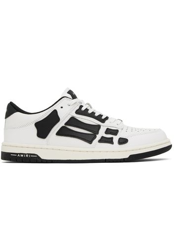 AMIRI White & Black Skel Top Low Sneakers