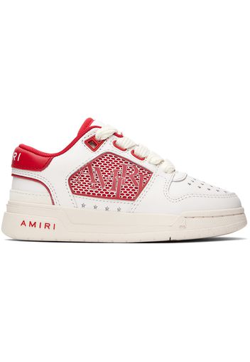 AMIRI Kids White & Red Classic Low Sneakers