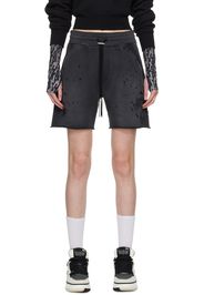 AMIRI Black Shotgun Shorts