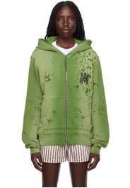 AMIRI Green Shotgun Hoodie