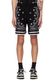 AMIRI Black Bandana Shorts