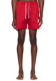 AMIRI Red MA Core Logo Swim Shorts