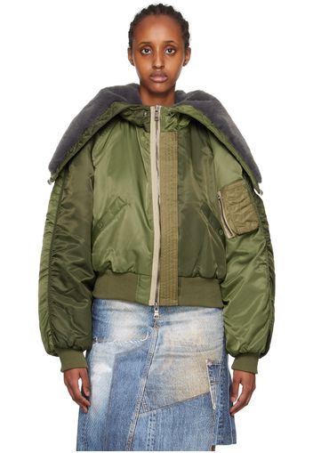 Andersson Bell Khaki Kamila Bomber Jacket