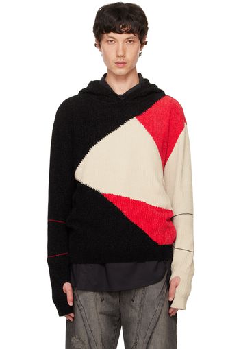 Andersson Bell Black & Red Fite Hoodie