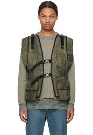 Andersson Bell Green Marble Padded Vest