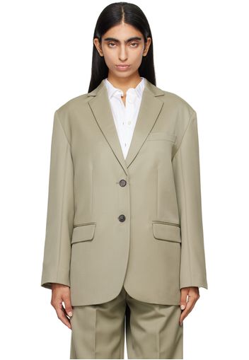 ANINE BING Khaki Quinn Blazer