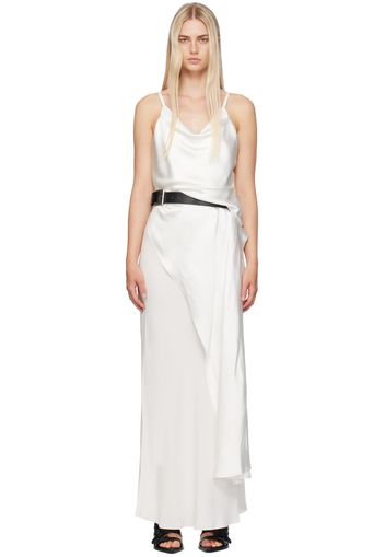 Ann Demeulemeester Off-White Nura Slip Maxi Dres