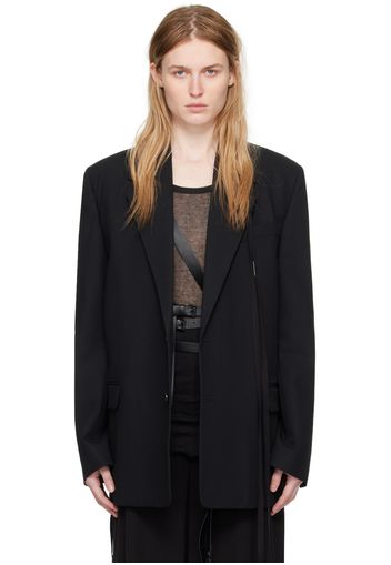 Ann Demeulemeester Black Lizzie Blazer