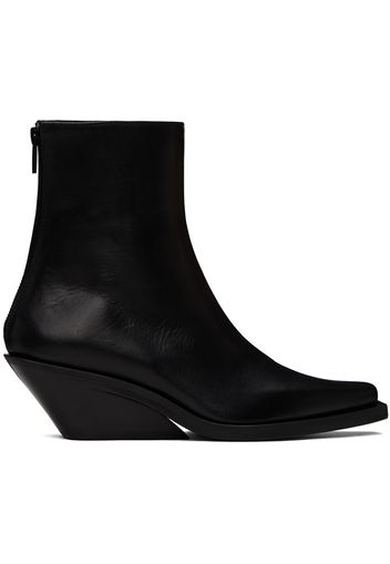 Ann Demeulemeester Black Rumi Cowboy Ankle Boots