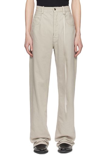 Ann Demeulemeester Beige Ronald Jeans