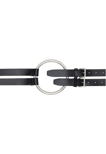 Ann Demeulemeester Black Bobby Double Belt