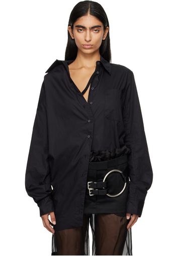 Ann Demeulemeester Black Daria Drop Shoulder Shirt