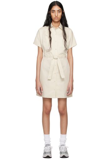 A.P.C. Off-White New Drew Courte Minidress