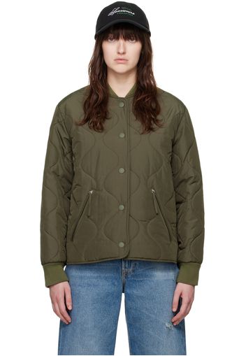 A.P.C. Khaki Camilla Bomber Jacket