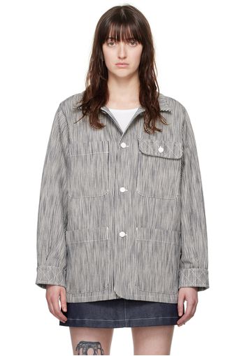 A.P.C. Navy & White Katie Holmes Edition Emma Jacket