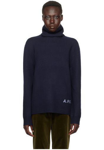 A.P.C. Navy Walter Turtleneck