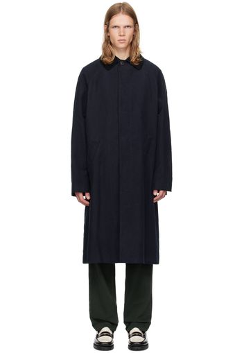 A.P.C. Navy Gaspard Rain Coat