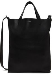 A.P.C. Black Maiko Medium Shopping Tote