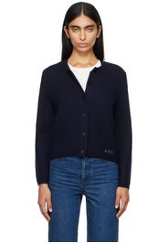 A.P.C. Navy Mila Cardigan