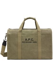 A.P.C. Khaki Recuperation Gym Bag