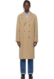 A.P.C. Beige Croisé Coat