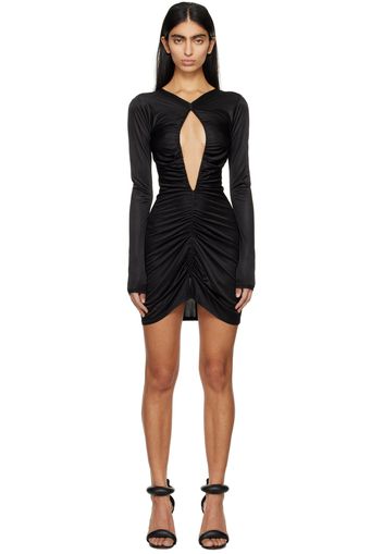 Atlein Black Cutout Minidress