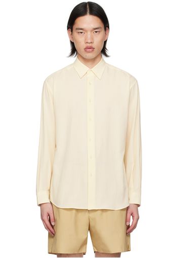 AURALEE Off-White Viyella Shirt