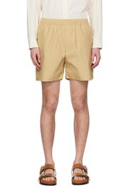 AURALEE Beige Vent Shorts