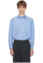 AURALEE Blue Washed Finx Twill Shirt