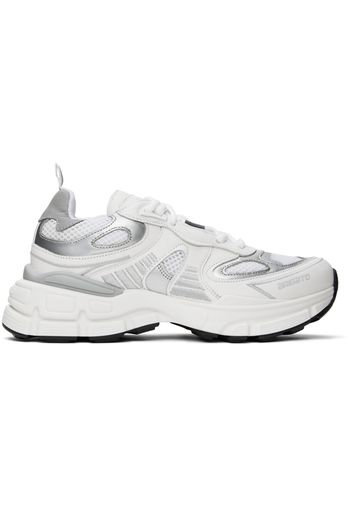 Axel Arigato White & Silver Sphere Sneakers
