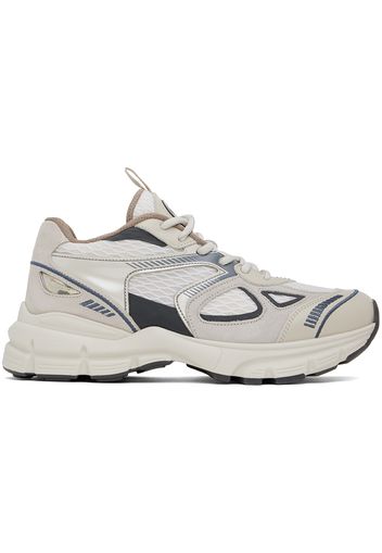 Axel Arigato Beige & Gray Marathon Runner Sneakers