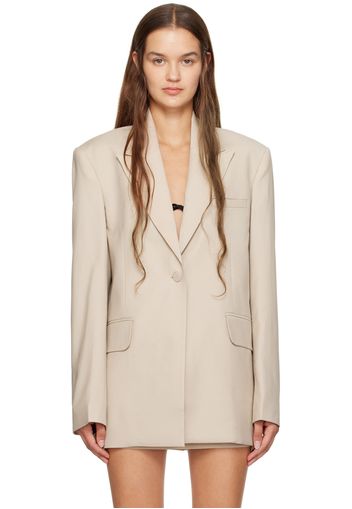 Aya Muse Beige Lacun Blazer