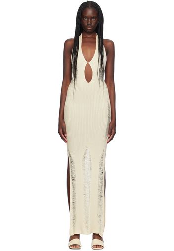 Aya Muse Off-White Ceres Maxi Dress