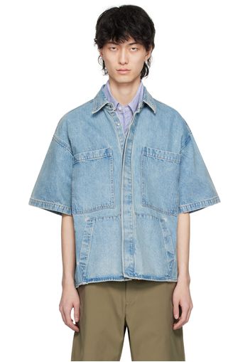 B1ARCHIVE Blue Faded Denim Shirt