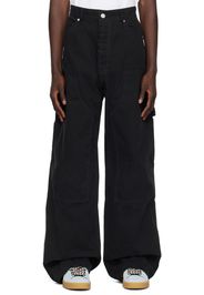 B1ARCHIVE Black Paneled Trousers