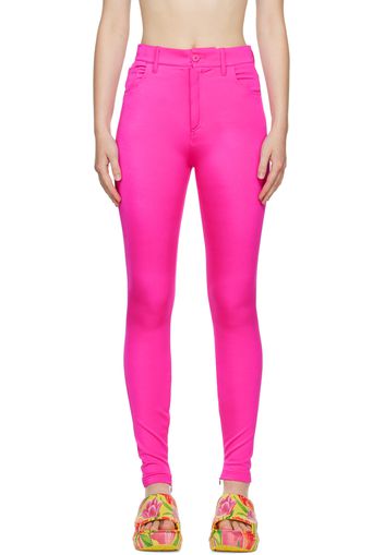 Balenciaga Pink Bodycon Leggings