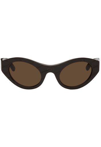 Balenciaga Brown Monogram Sunglasses